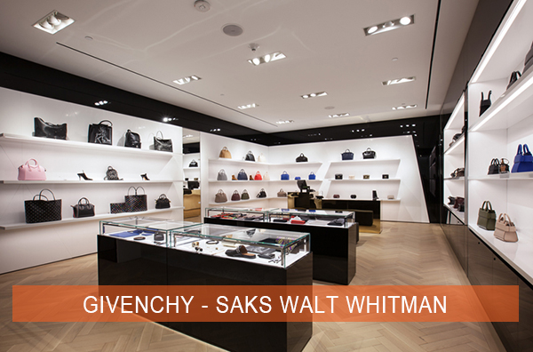 Givenchy Boutique at Saks Fifth Avenue Walt Whitman Shops Huntington, New York