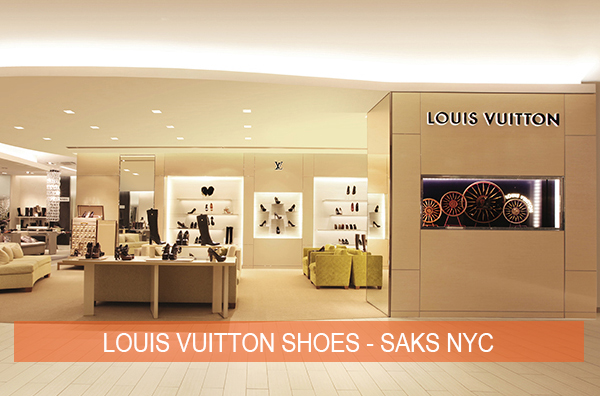 Louis Vuitton Shoe Salon at Saks Fifth Avenue, New York City