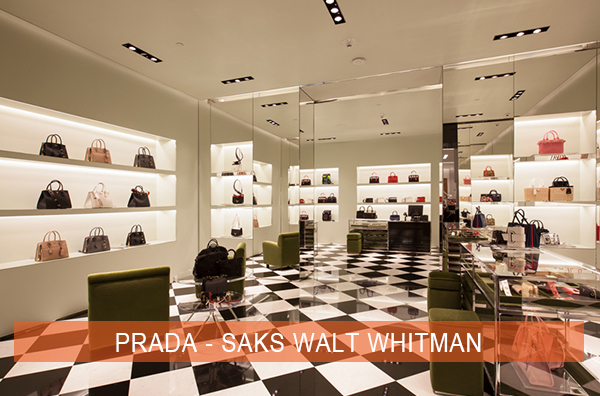 Prada Boutique Saks Fifth Avenue at Walt Whitman Shops Huntington, New York