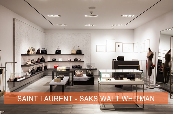 Saint Laurent Boutique Saks Fifth Avenue at Walt Whitman Shops Huntington, New York