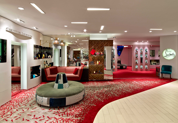 Christian Louboutin Shoe Salon at Saks Fifth Ave, New York City
