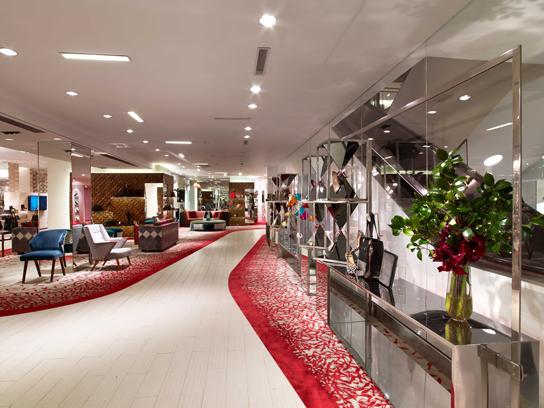Christian Louboutin Shoe Salon at Saks Fifth Ave, New York City