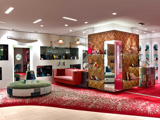 Christian Louboutin Shoe Salon at Saks Fifth Ave, New York City